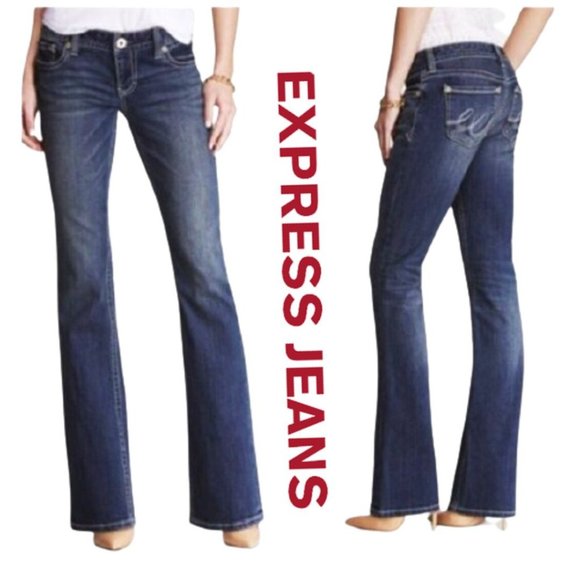 Express Jeans Pants - Express Fit and Flare Jeans Bell Bottom Pants